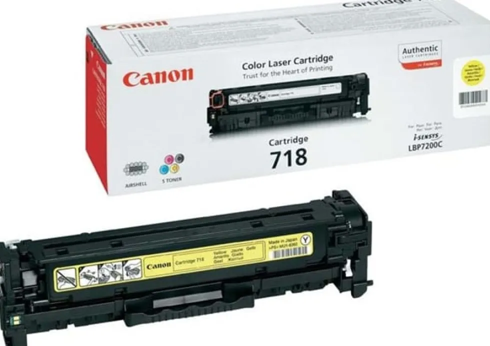 Toner CANON 2659B002 718Y 2,9K gul