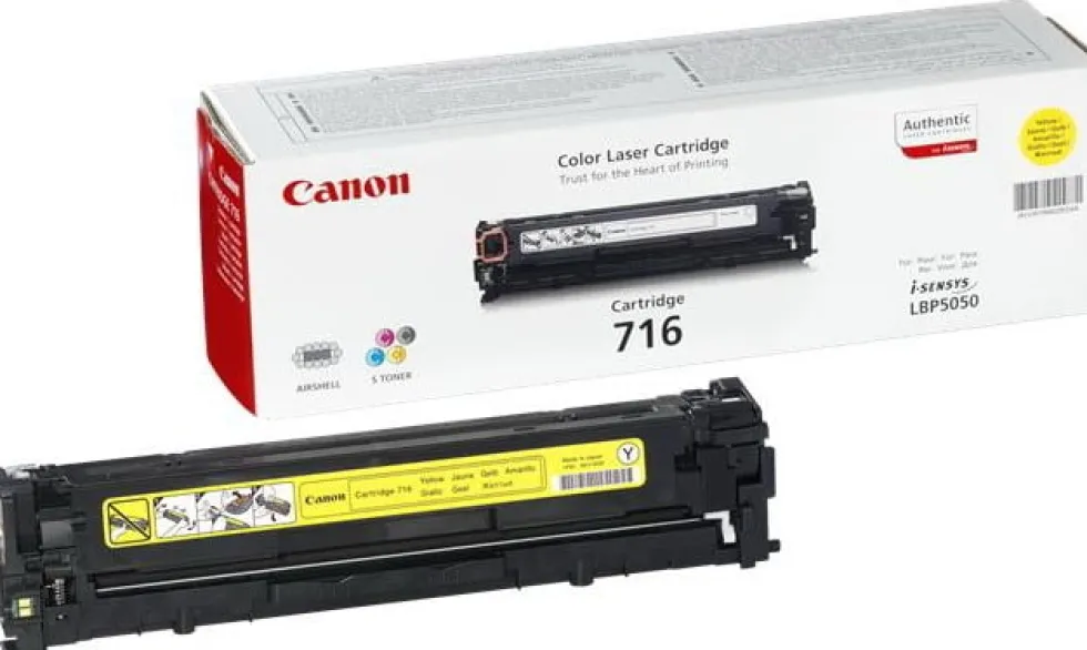 Toner CANON 1977B002 716Y 1,5K gul