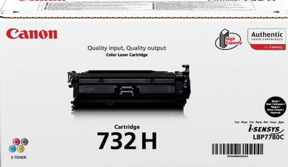 Toner CANON 732 HC 12K svart
