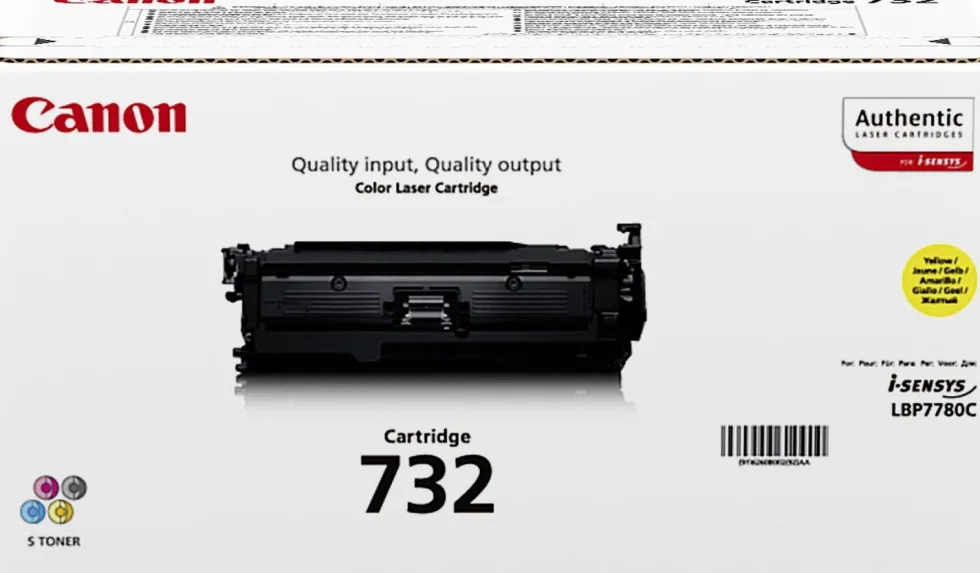 Toner CANON 732 6,4K gul
