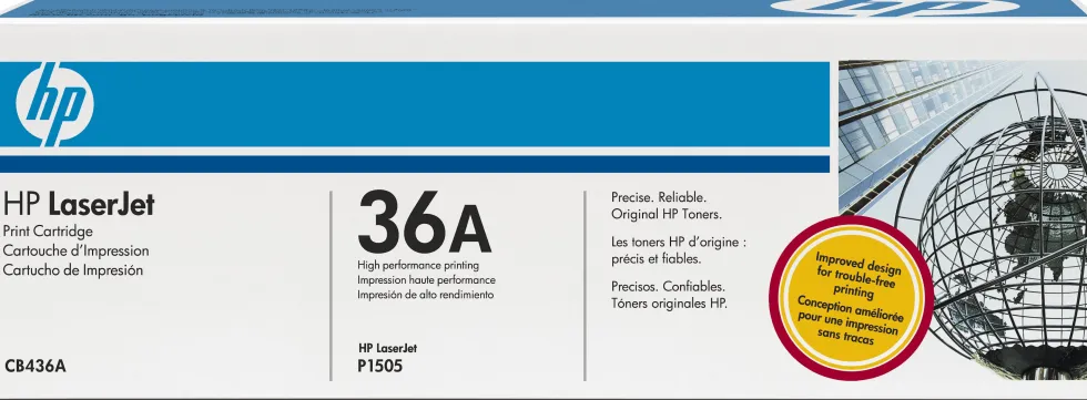 Toner HP CB436A 36A 2K svart