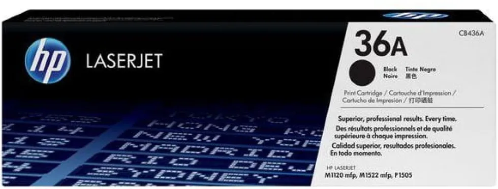 Toner HP CB436A 36A 2K svart
