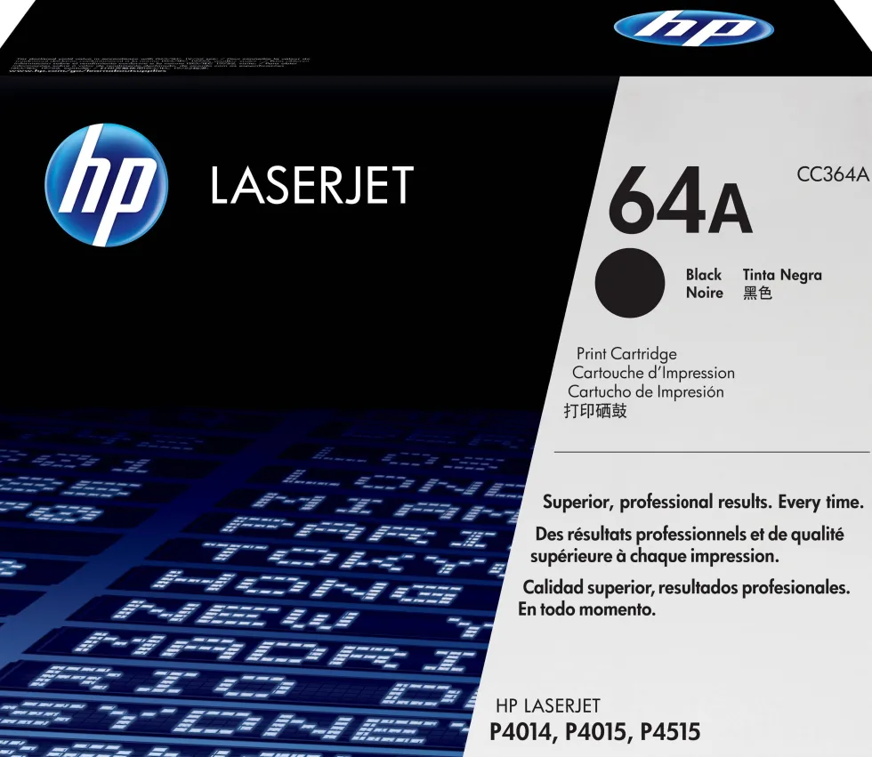 Toner HP CC364A 64A Svart