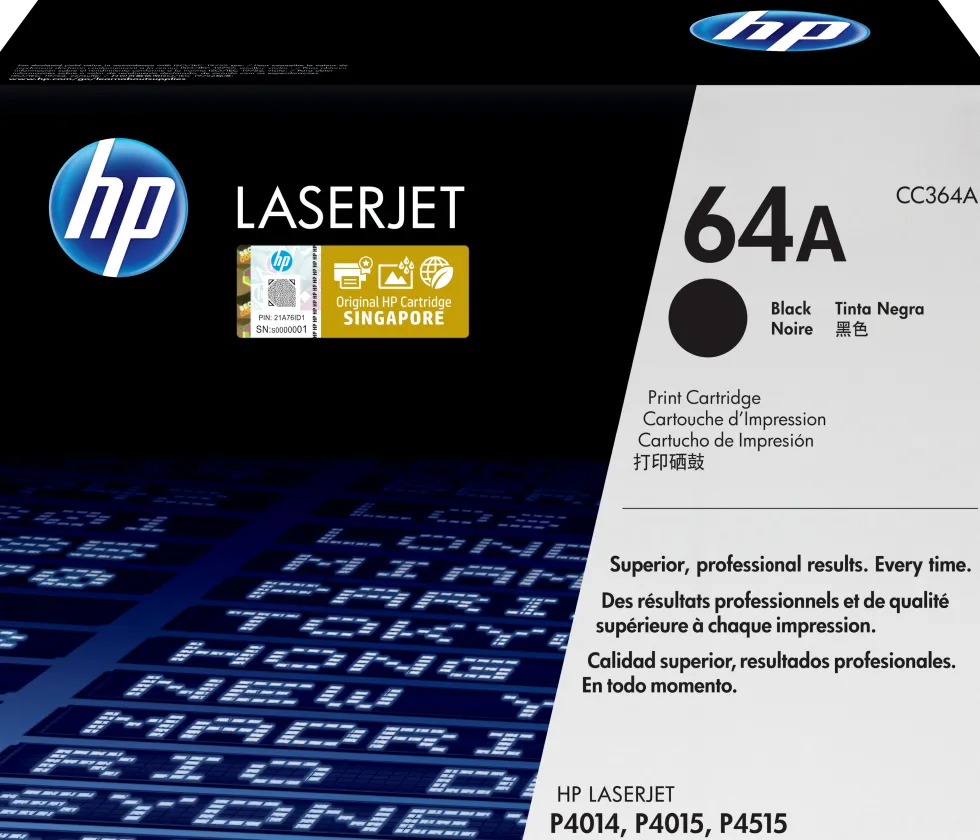 Toner HP CC364A 64A Svart