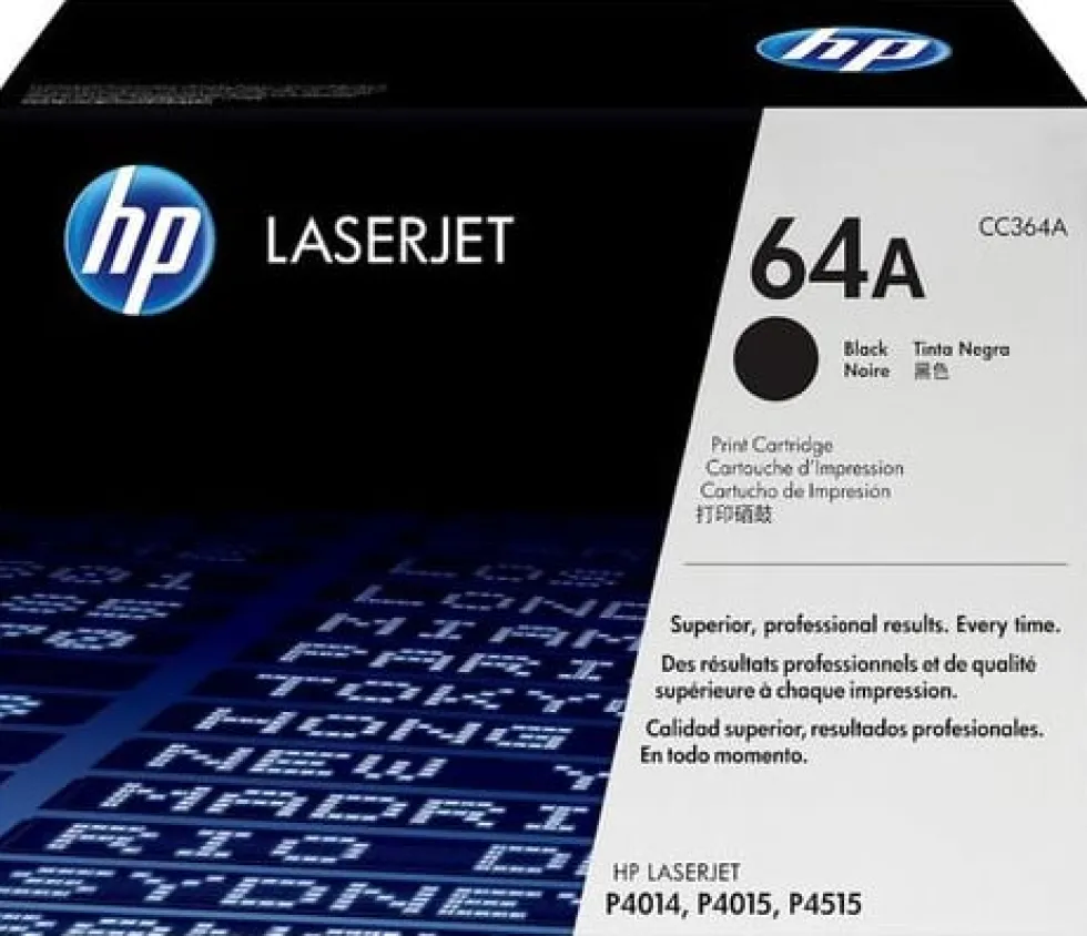 Toner HP CC364A 64A Svart