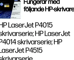 Toner HP CC364A 64A Svart