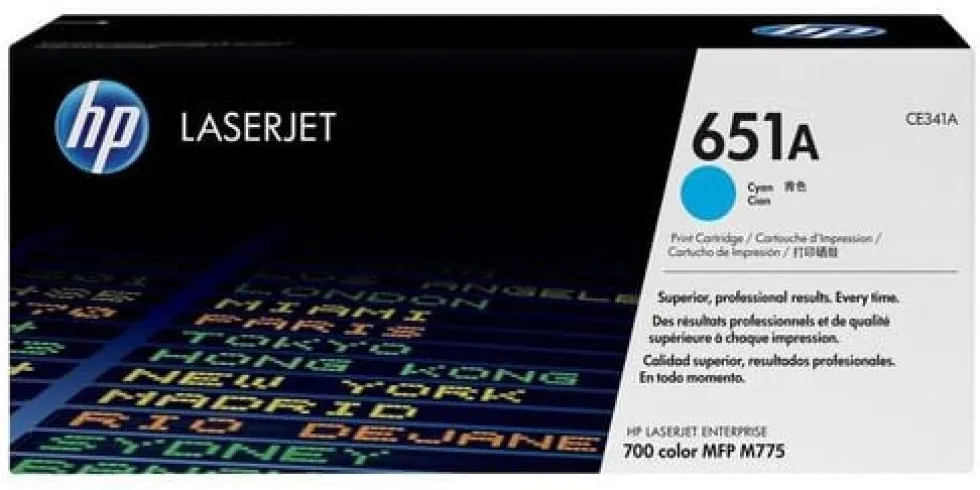 Toner HP CE341A 651A Cyan