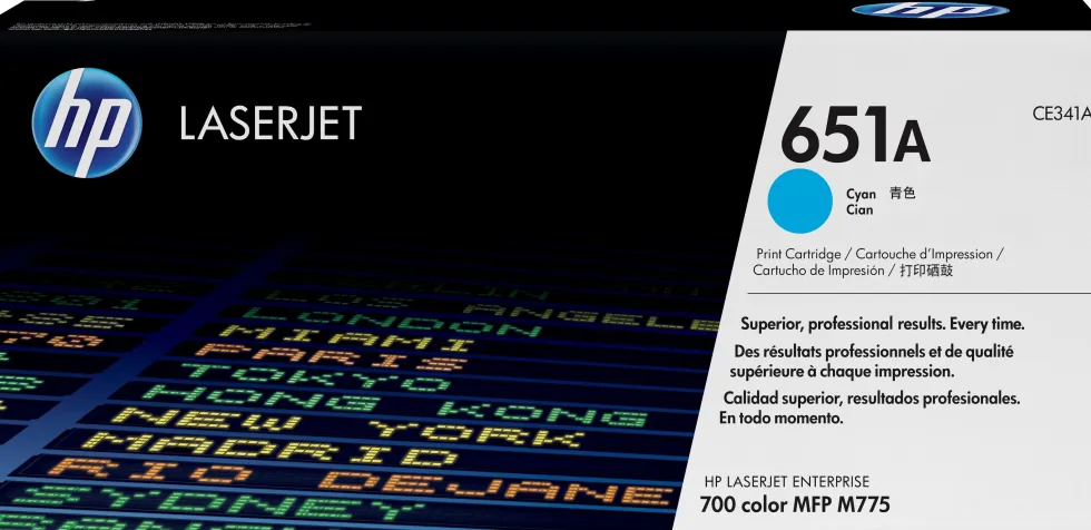 Toner HP CE341A 651A Cyan