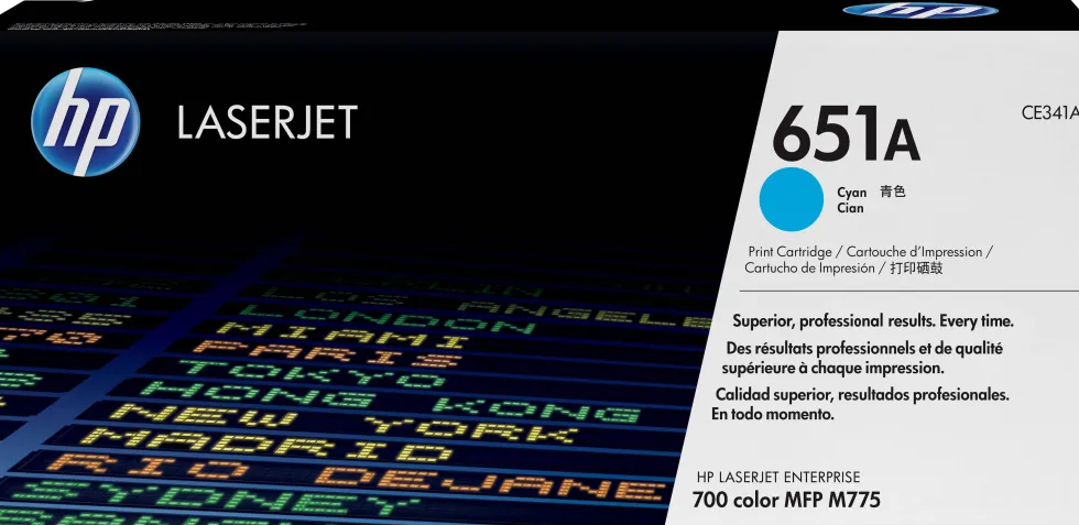 Toner HP CE341A 651A Cyan