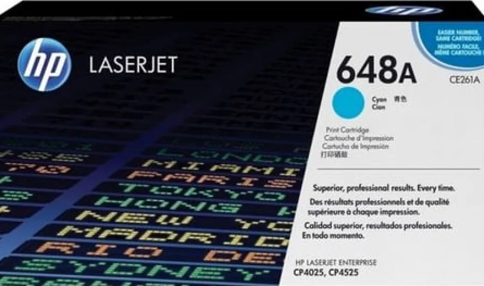 Toner HP CE261A 648A Cyan