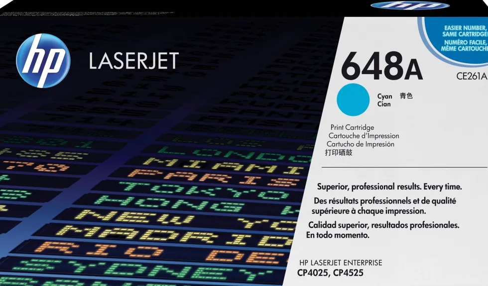 Toner HP CE261A 648A Cyan