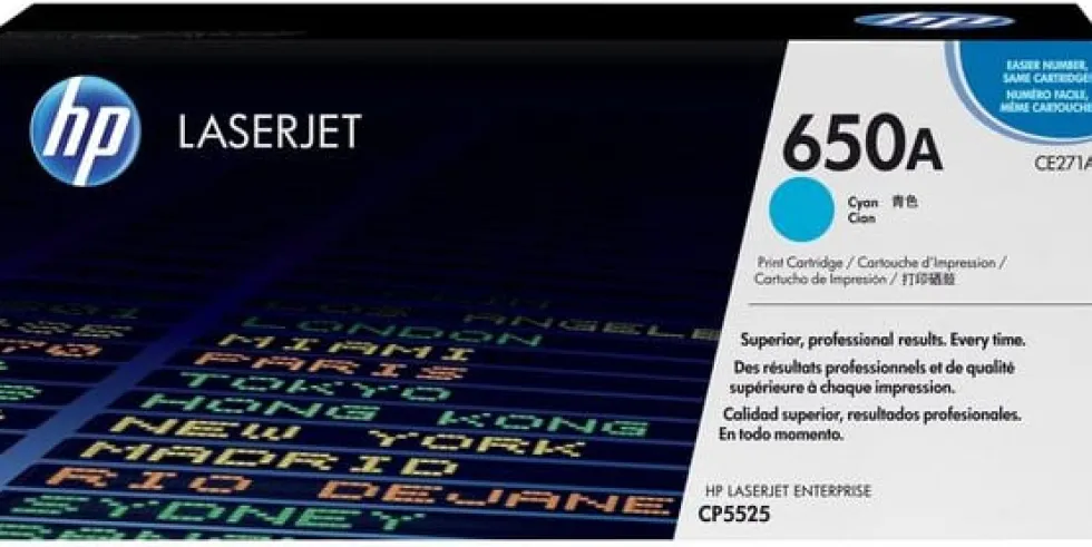 Toner HP CE271A 650A Cyan