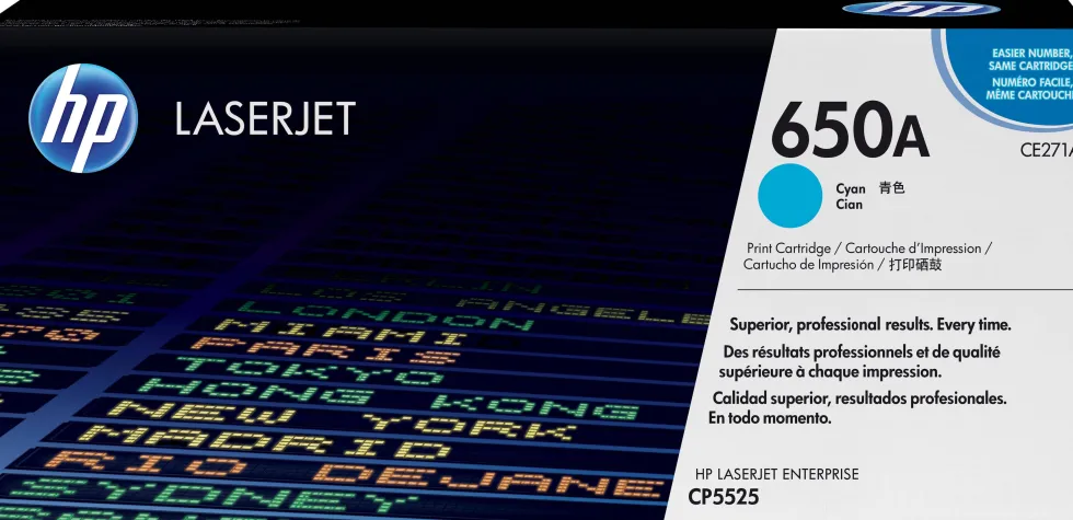Toner HP CE271A 650A Cyan