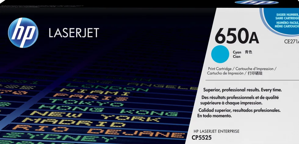 Toner HP CE271A 650A Cyan