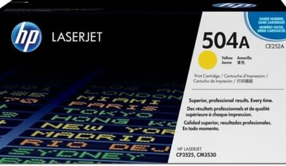 Toner HP CE252A 504A Gul
