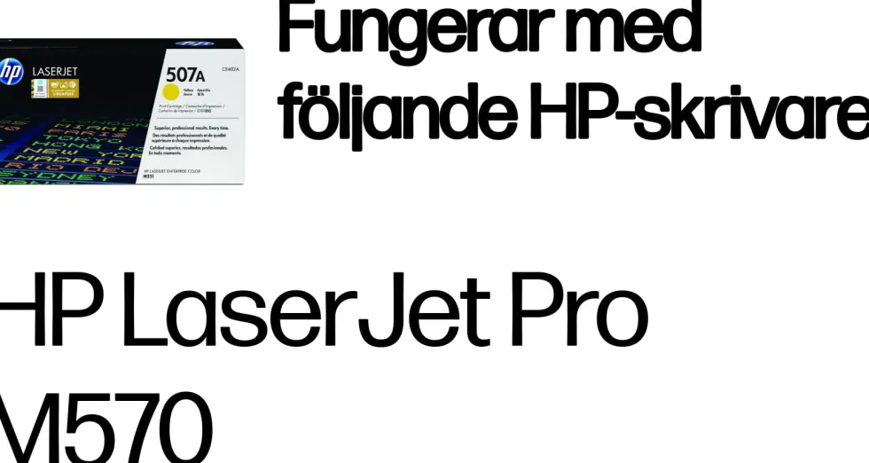 Toner HP CE402A 507A Gul