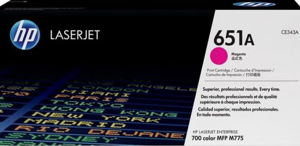 Toner HP CE343A 651A Magenta