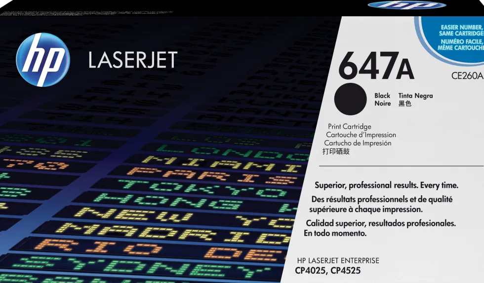 Toner HP CE260A 8,5K svart