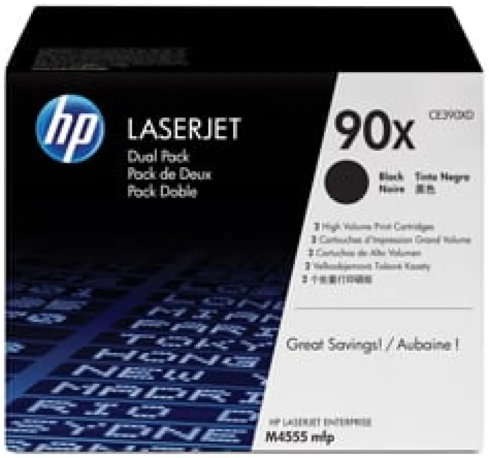 Toner HP CE390XD 90X Svart 2/FP