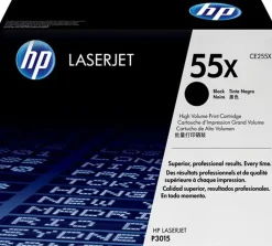 Toner HP CE255X 55X 12,5K svart