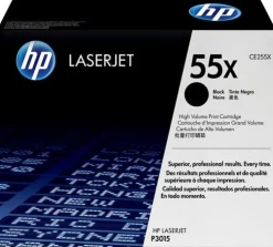 Toner HP CE255X 55X 12,5K svart
