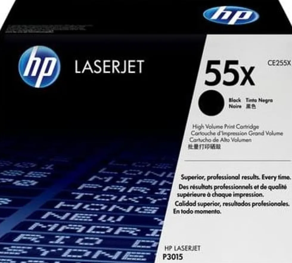 Toner HP CE255X 55X 12,5K svart