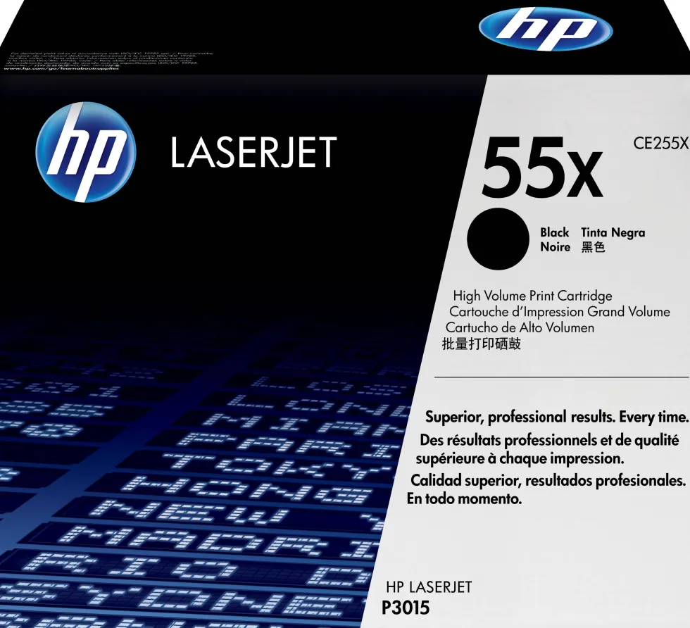 Toner HP CE255X 55X 12,5K svart