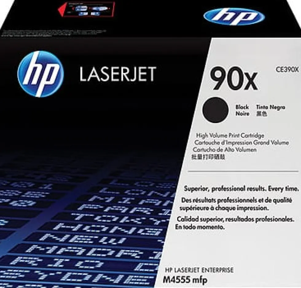 Toner HP CE390X 90X Svart