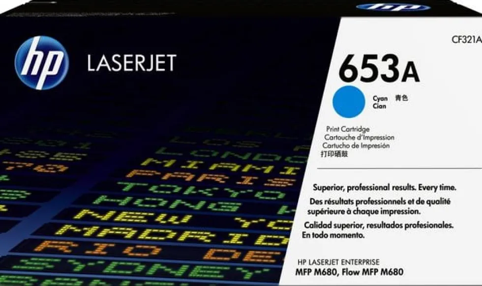 Toner HP CF321A 653A 16,5K cyan