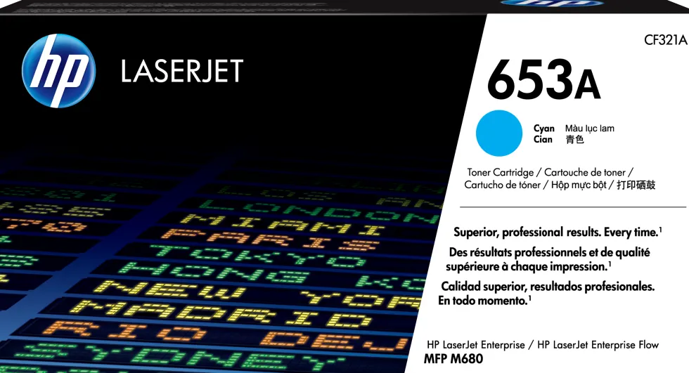 Toner HP CF321A 653A 16,5K cyan