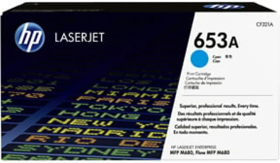 Toner HP CF321A 653A 16,5K cyan