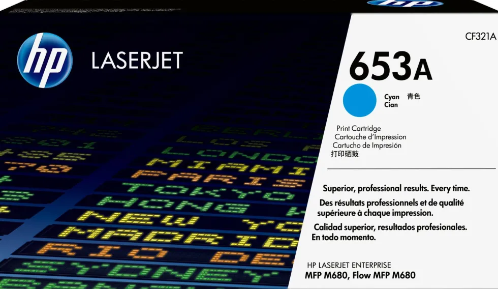 Toner HP CF321A 653A 16,5K cyan