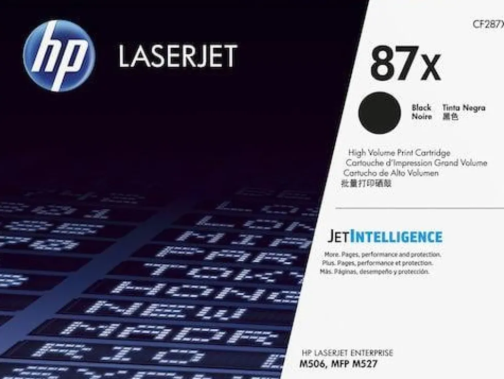 Toner HP CF287X 87X Svart