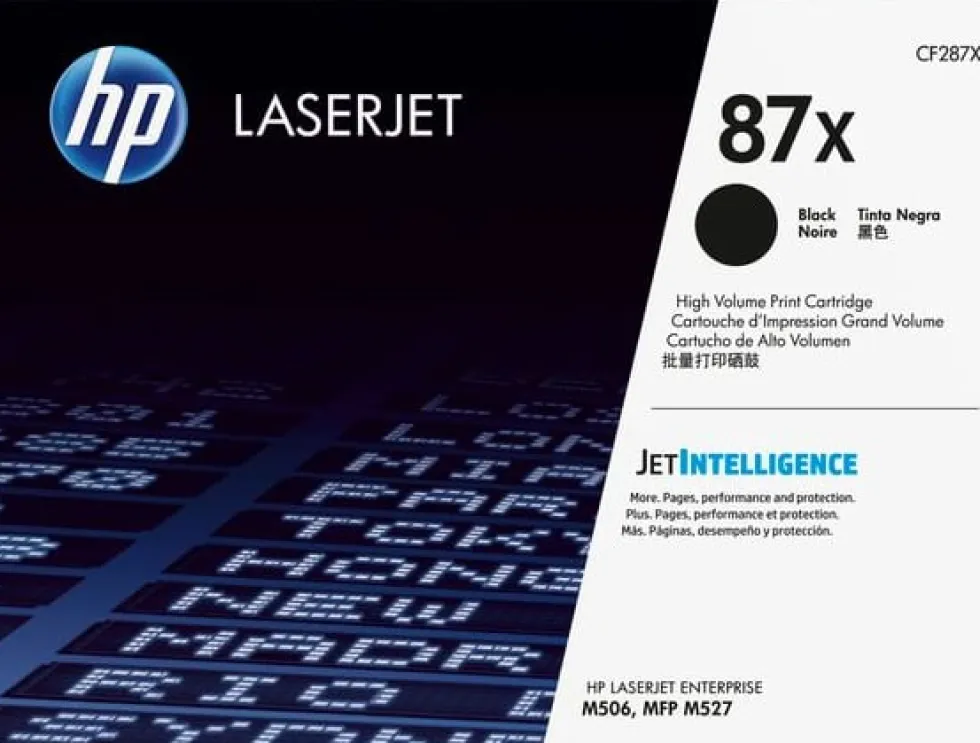 Toner HP CF287X 87X Svart