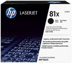 Toner HP CF281X 81X Svart