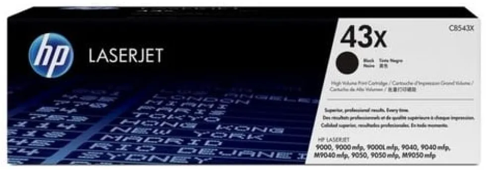 Toner HP C8543X 43X 30K svart
