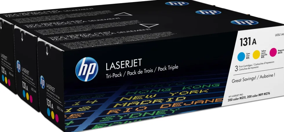 Toner HP U0SL1AM 131A tri-pack