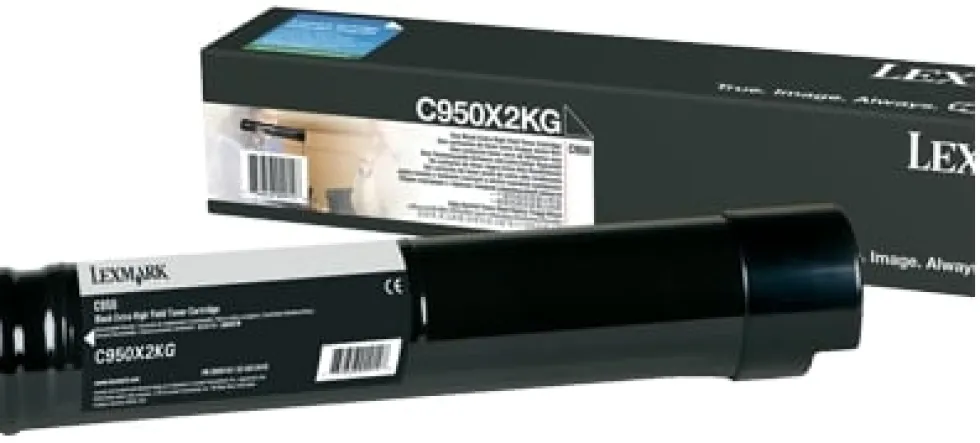 Toner LEXMARK C950X2KG svart