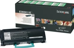 Toner LEXMARK E360H11E 9K svart