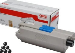 Toner OKI 46508712 Svart