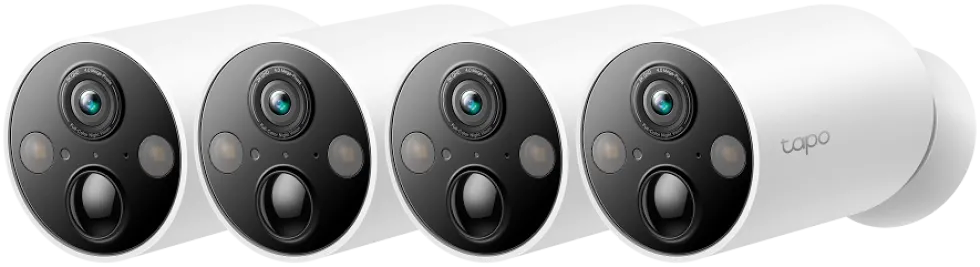 TP-LINK Tapo C425 Smart Wire-Free Security Camera (4-pack)