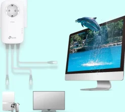 TP-LINK TL-PA8033P KIT AV1300 3Port GB Passthrough Powerline