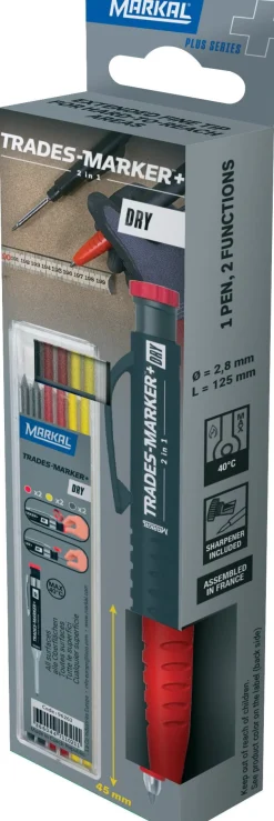 Trades Marker+ Dry 2In1 Retail Construction