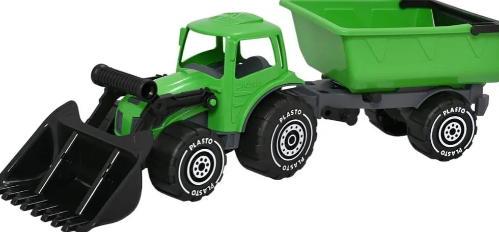 Traktor med frontlastare PLASTO 56cm