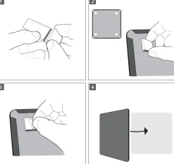 Transparent Mini Whiteboard veckoplan A3
