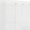Transparent Mini Whiteboard veckoplan A4