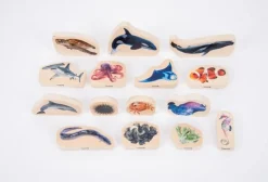 Träfigurer havet 15/fp
