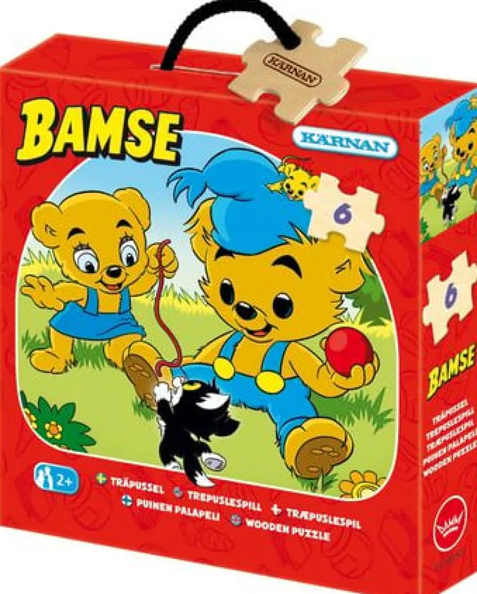 Träpussel Bamse 6 bitar