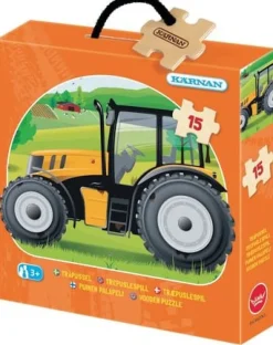 Träpussel Traktor 15 KÄRNAN bitar