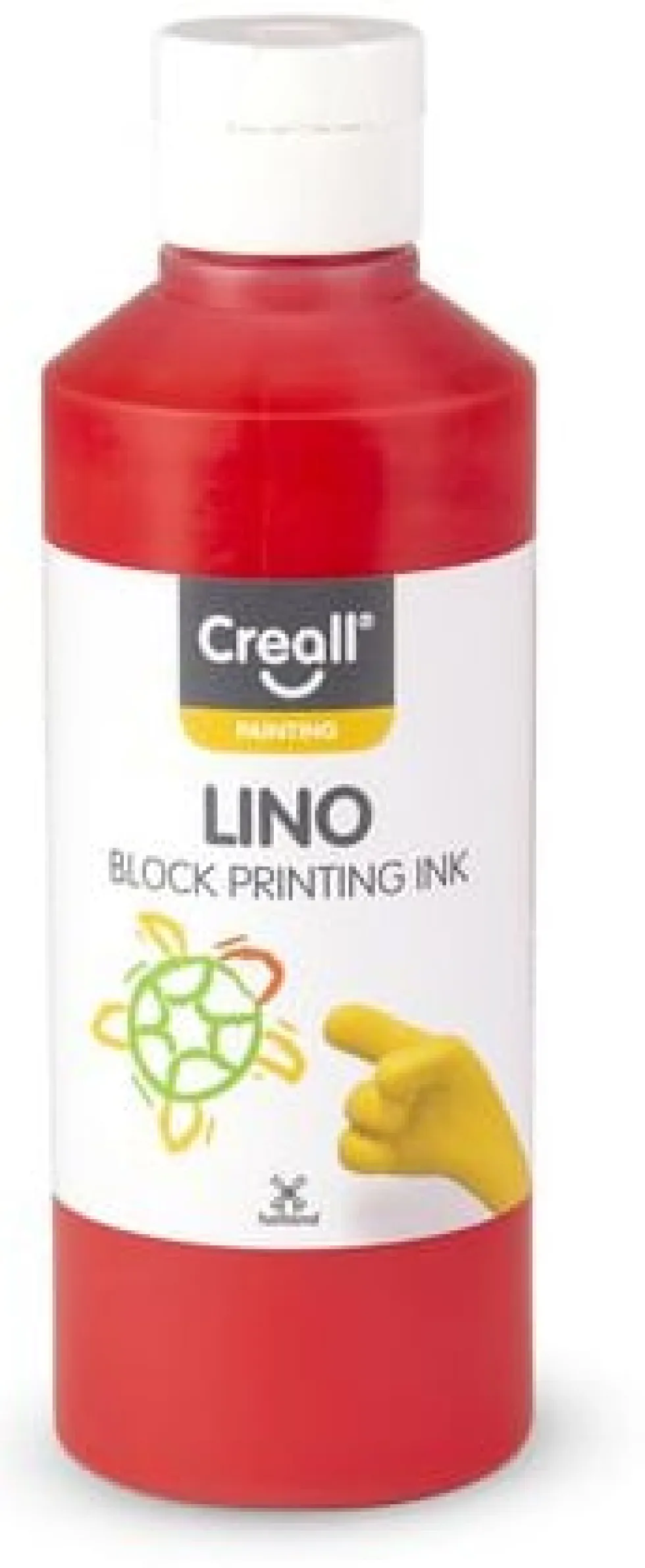 Tryckfärg Lino CREALL 250ml röd